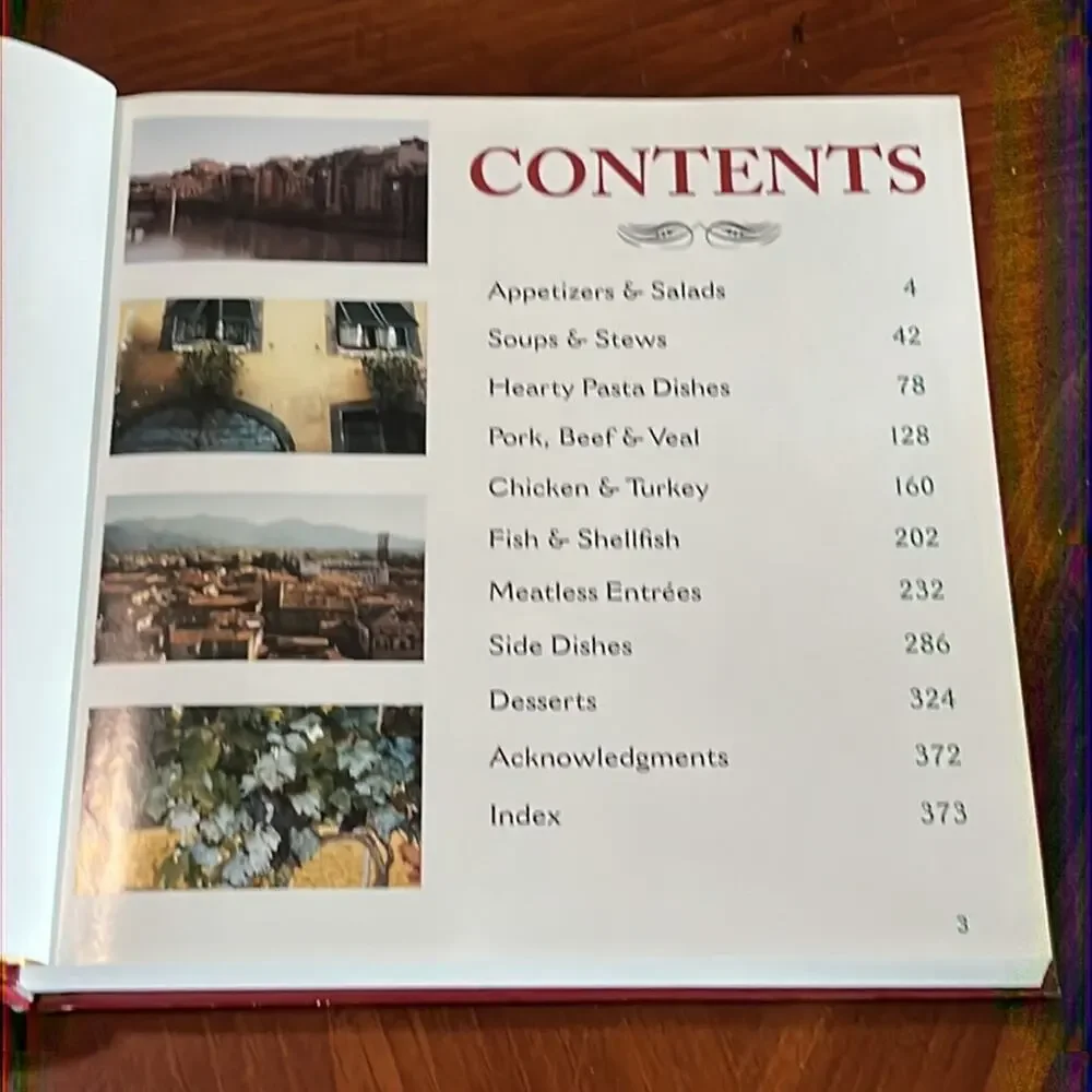 Favorite Brand Name Country Italian Cookbook Vintage Hardcover